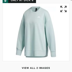 Brand new NWT green pullover adidas sweatshirt